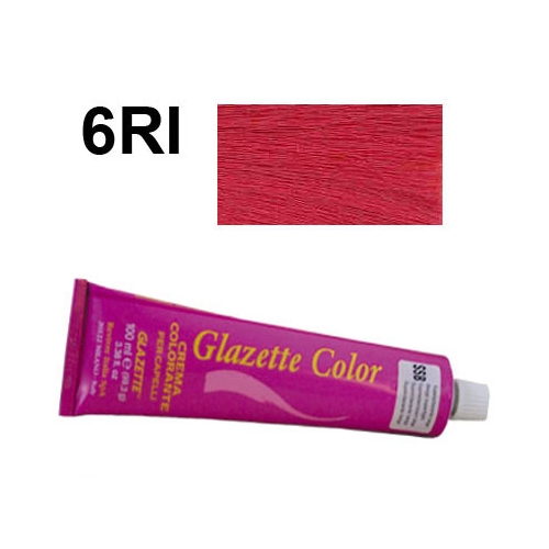 GLAZETTE Color 6RI farba do wł.100ml    intensywny czerwony ciemny blond